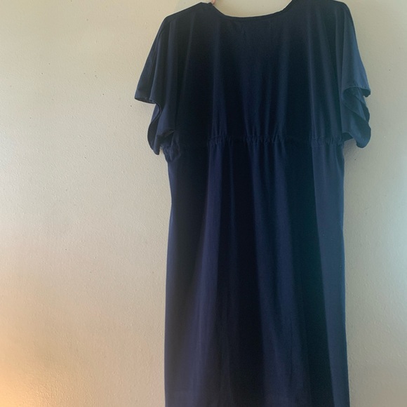 Josa Tulum Navy Blue Midi Length Party Dress Woman’s Size Small - Picture 4 of 4